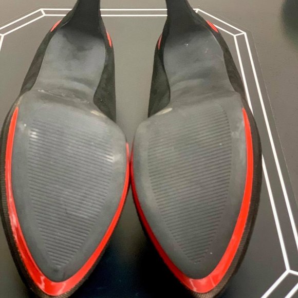 Jessica Simpson Platform Pump Black Gold Orange 10 - Picture 3 of 3